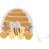 Primitives by Kathy - Skep And Bee Pull Toy