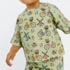 Bikes & Blooms Slouchy Set
