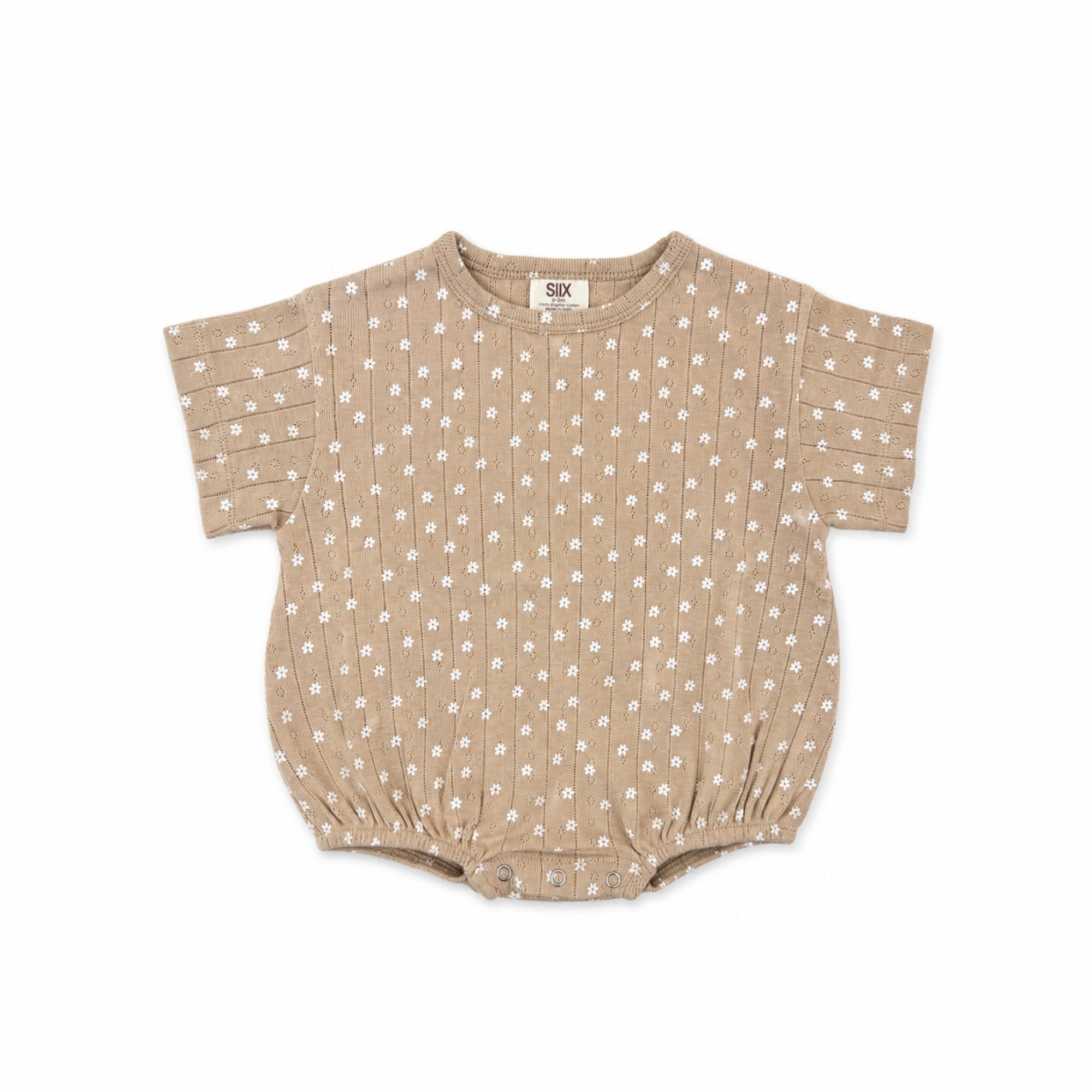 Almond Bloom Pointelle T-Shirt Bubble