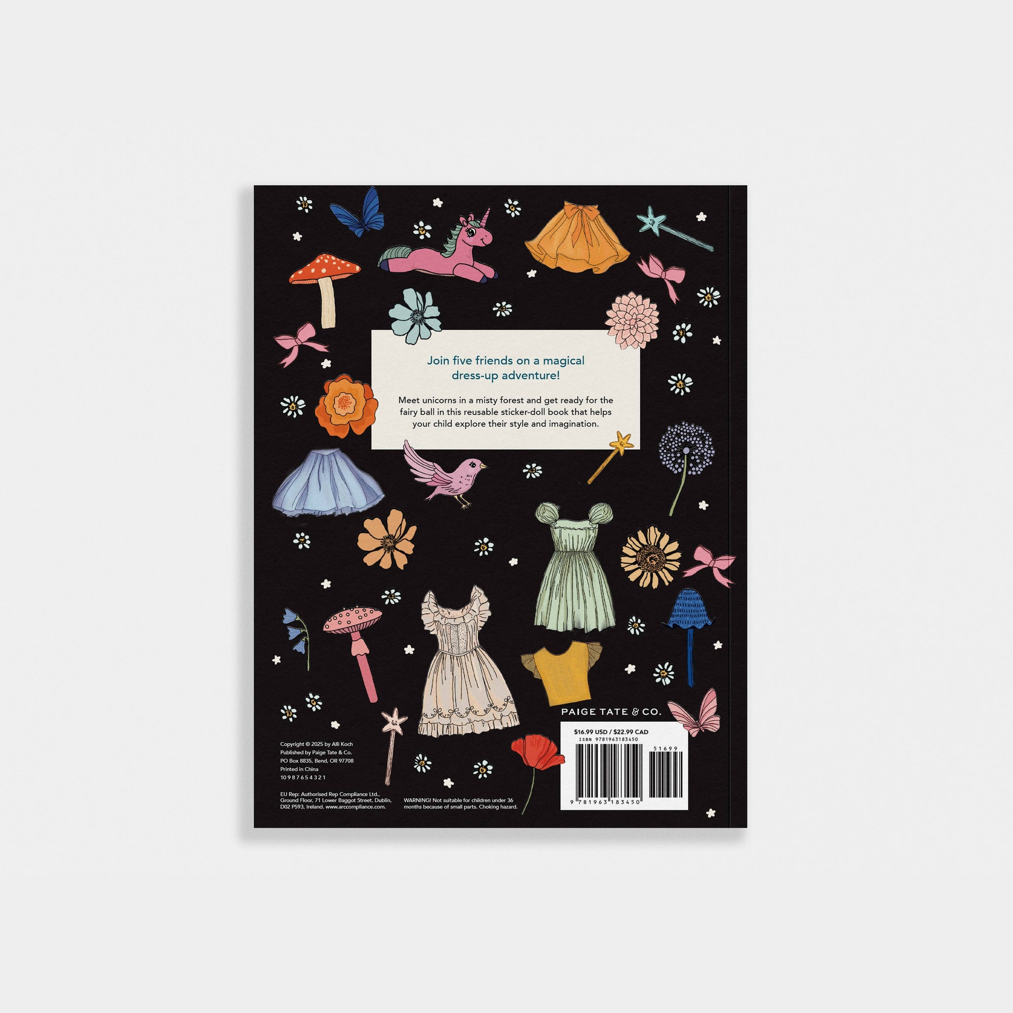 My Fancy Sticker Storybook Fairies and Unicorns kids playing lifestyle photo