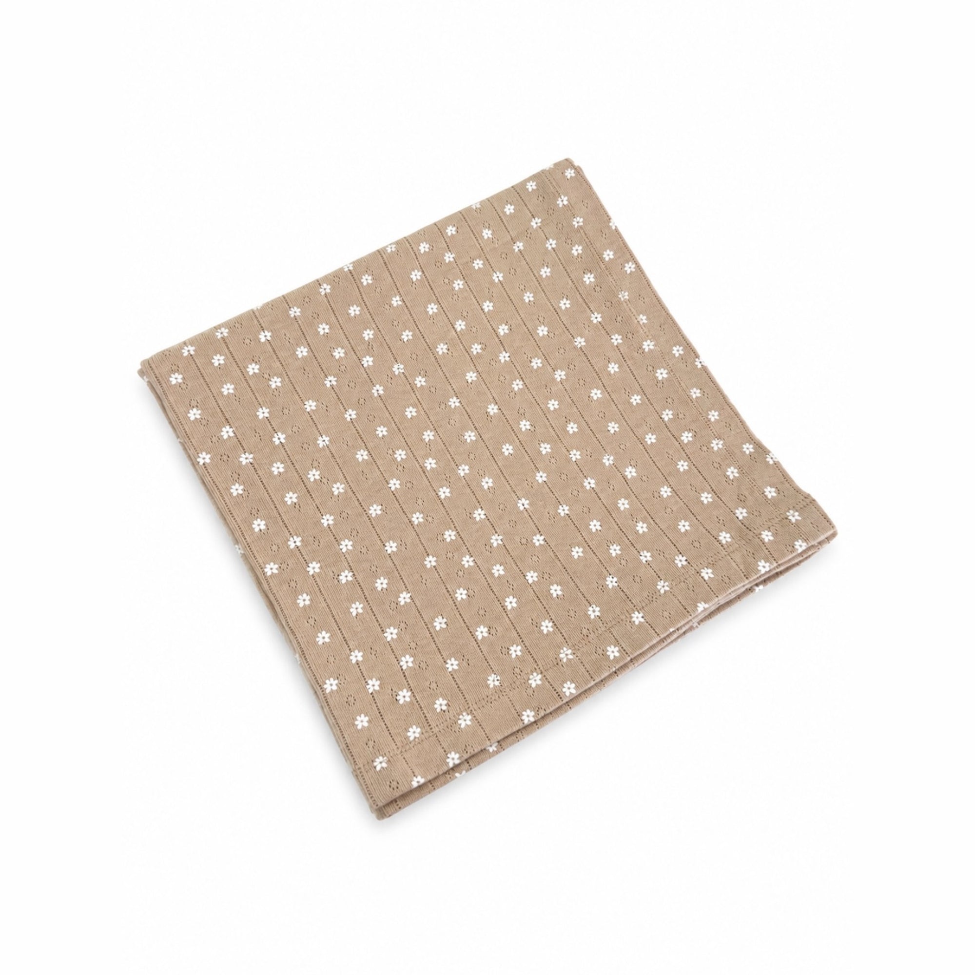 Almond Bloom Pointelle Swaddle