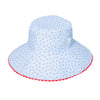 Cherry Gingham Reversible Sun Hat