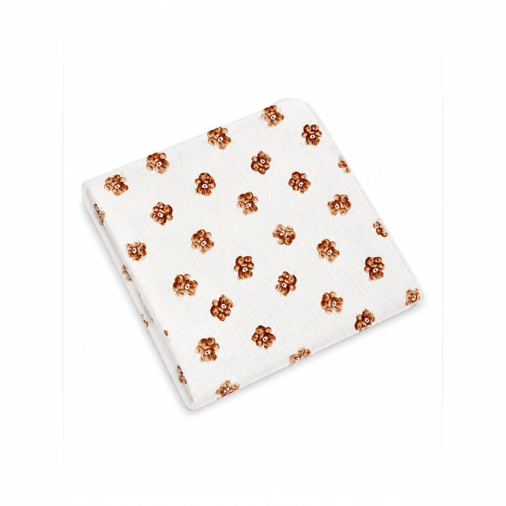 Teddy Bear Pointelle Swaddle