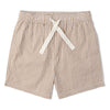 Caramel Check Shirt & Shorts Set