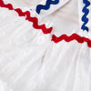 Flag Girl Tiered Ruffle Dress