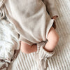 Knit Booties - Oat