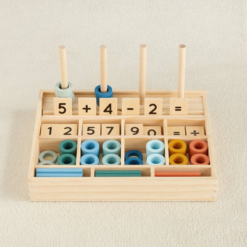 The Math Path number tiles detail