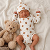 Teddy Bear Pointelle Long Sleeve Bodysuit