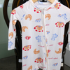 Brunch Club Bamboo Zip Pajamas