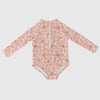 Flower Power Long Sleeve Swimsuit