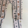 Little All-Stars Bamboo Zipper Pajamas