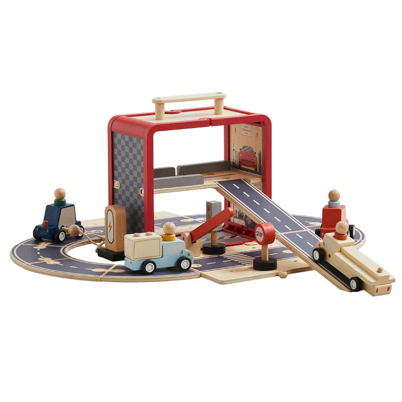 Take with Me Garage portable wooden toy garage