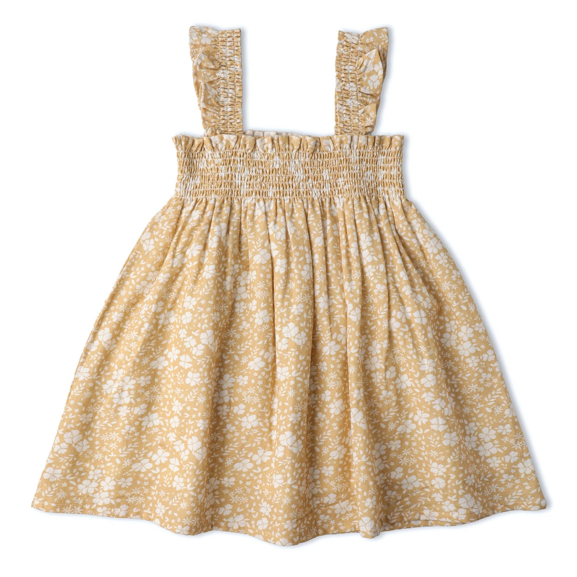 Organic Smocked Blossom Sundress