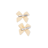 Muslin Italian Straw - 2 Pack Bow Clips