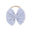Blue Blizzard - Bow On Headband