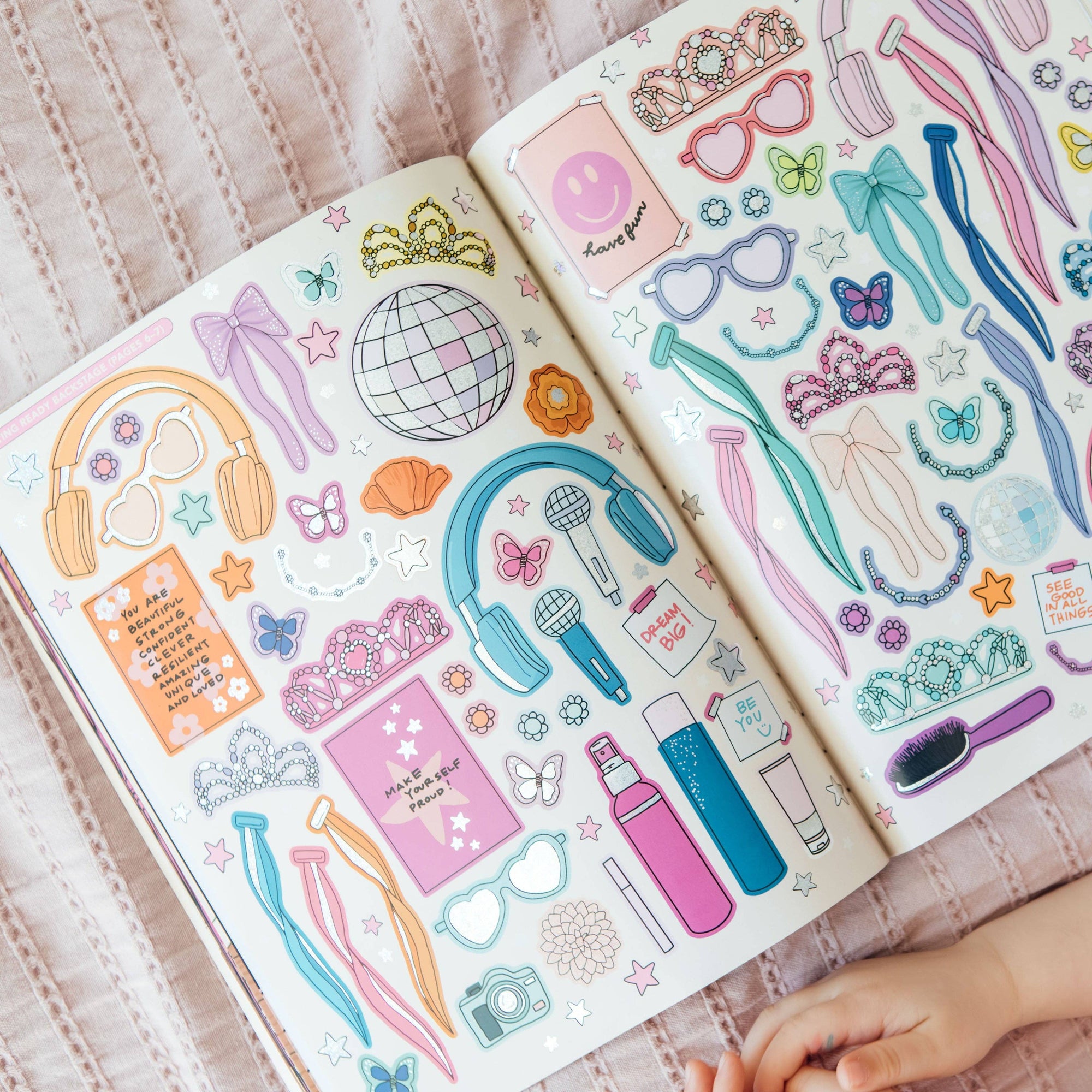 My Fancy Sticker Storybook Dance Recital interior page