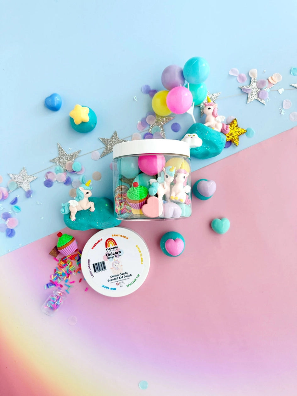 Unicorn Party Playdough Jar