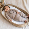Lion Applique Chunky Sweater Knit Baby Jumpsuit