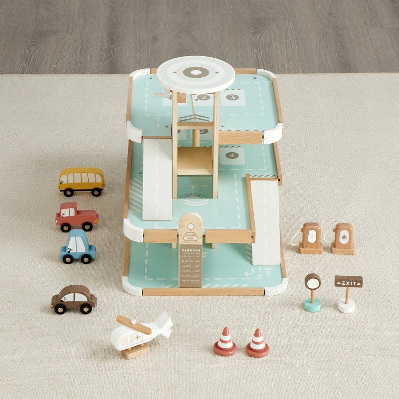 Little Tot Parking Lot vehicles and pieces