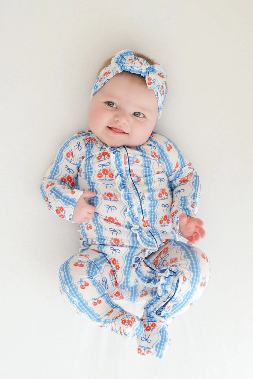 Liberty Blossom Ruffle Romper