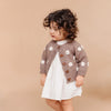 Flower Kids Cardigan - Tan