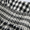 Summer Plaid Ruffle Dress