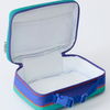 Cool Kid Lunch Box - Navy & Green Stripe