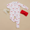 Nutcracker Bamboo Zip Romper Pajama