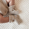 Knit Booties - Oat