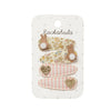 Petal Bunny Fabric Clip Set