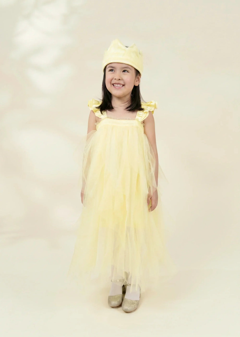 Gelato Ruffle Princess Dress with Crown Play Costume