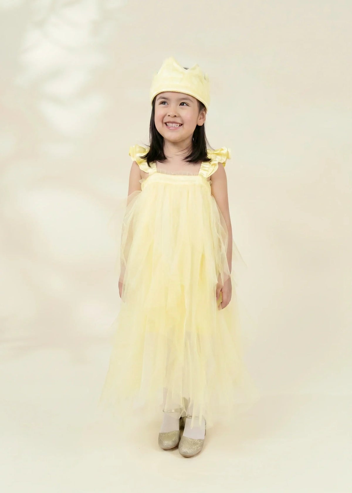 Gelato Ruffle Princess Dress with Crown Play Costume