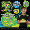 Glow in the Dark Mystery Dumpling Squishy Toy packaging detail