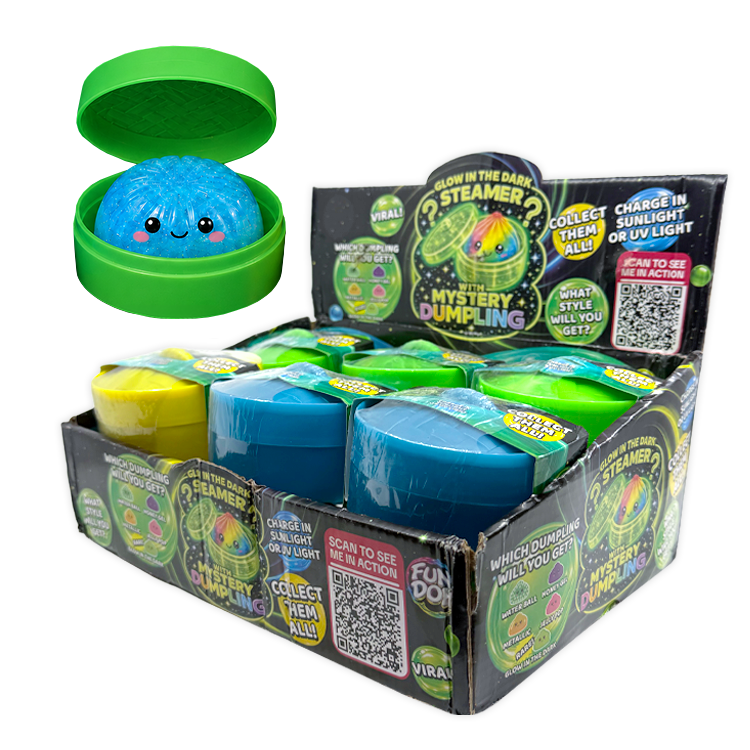 Glow in the Dark Mystery Dumpling Squishy Toy