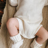 Knit Booties - Cloud
