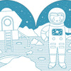 Outer Space Coloring Book With Stickers