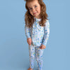 Heirloom Blue Blooms Dream Ruffle Romper