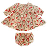 Christmas Wreath Tiered Dress & Bloomer
