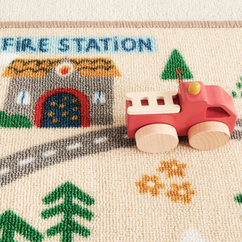Around Town Playmat town layout detail