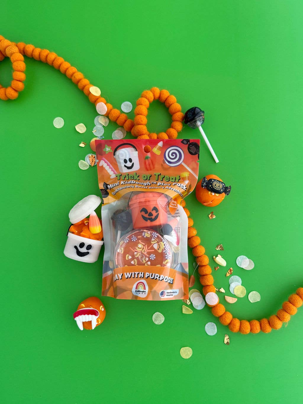 Trick or Treat Mini KidDough Play Pack Halloween play dough box