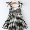 Summer Plaid Ruffle Dress