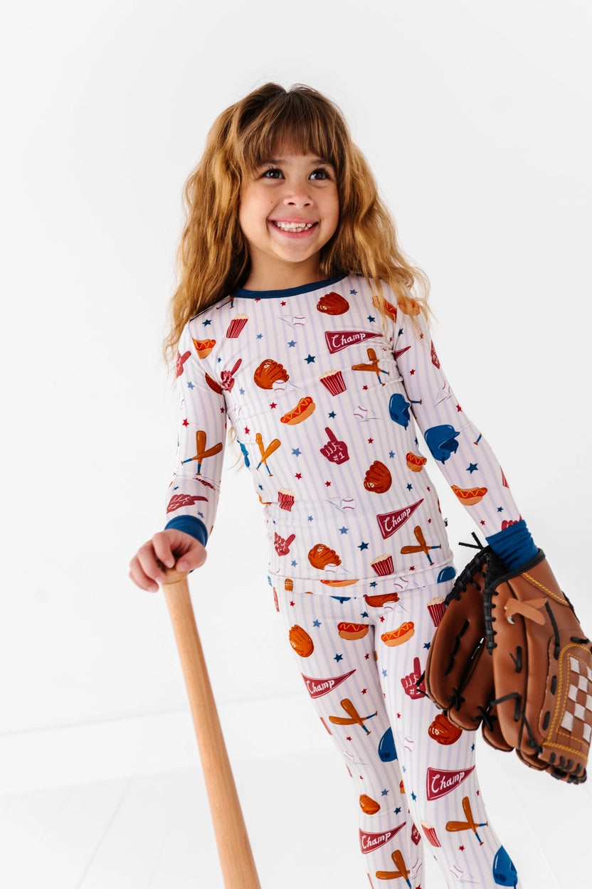 Stripes + Strikes Pajama Set