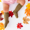 Dottie Knee Socks - Olive