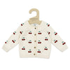 Cherry Embroidered Baby Cardigan