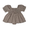 Gingham Smocked Dress with Bloomers