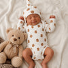Teddy Bear Pointelle Long Sleeve Bodysuit baby lifestyle photo