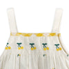 Lulu Embroidered Baby Dress + Bloomer