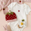 Strawberry Beanie Hat (3-6 Months)