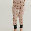 Pumpkin Cherries Two Piece Pajamas leggings detail