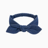 Chambray Bow Headband front